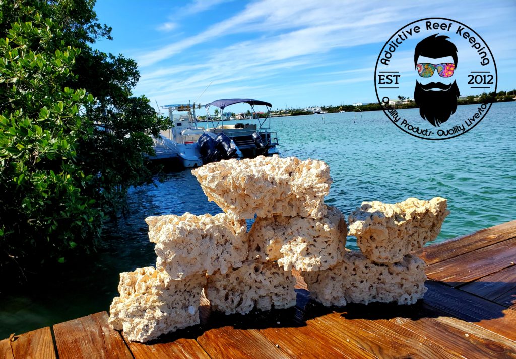 Foundation Tower Dry Reef Rock Aragonite Aquariums Live Addictive