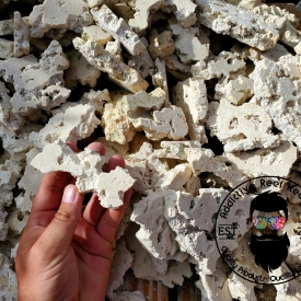 5lbs. ARK Ultra Thin Ledges Reef Rock Aragonite, Lightweight, Porous, Aquariums